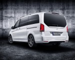 2019 Mercedes-Benz V-Class AMG Line (Color Mountain Crystal White Metallic) Rear Three-Quarter Wallpapers 150x120