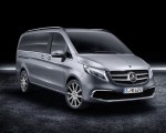 2019 Mercedes-Benz V-Class EXCLUSIVE Line (Color: Selenit Grey Metallic) Front Three-Quarter Wallpapers 150x120