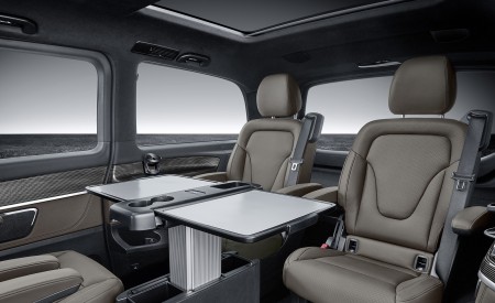2019 Mercedes-Benz V-Class EXCLUSIVE Line Interior Rear Seats Wallpapers 450x275 (73)