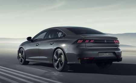 2019 Peugeot 508 Sport Engineered Concept Rear Three-Quarter Wallpapers 450x275 (3)