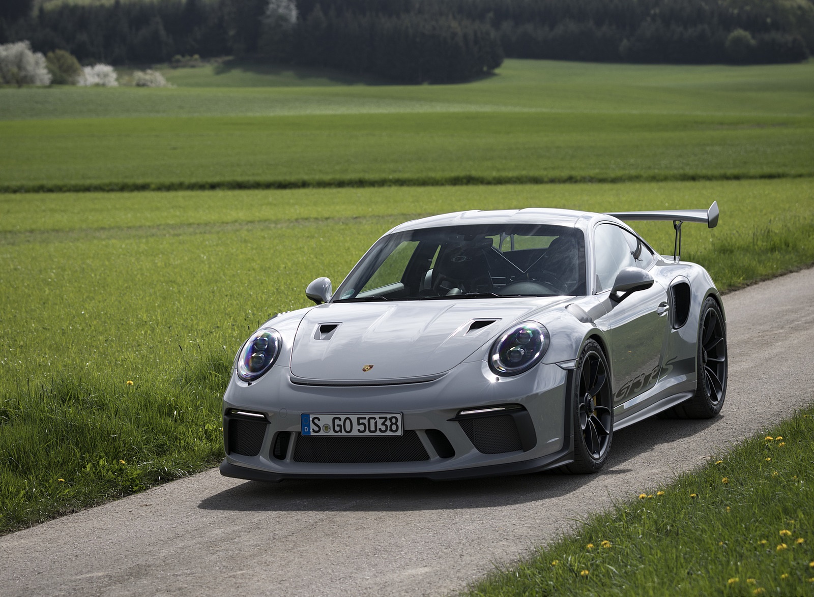 2019 Porsche 911 GT3 RS (Color: Crayon) Front Three-Quarter Wallpapers #60 of 209