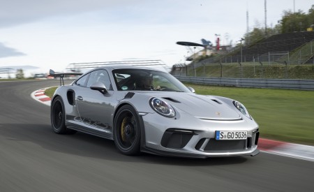 2019 Porsche 911 GT3 RS (Color: GT-Silver) Front Three-Quarter Wallpapers 450x275 (72)