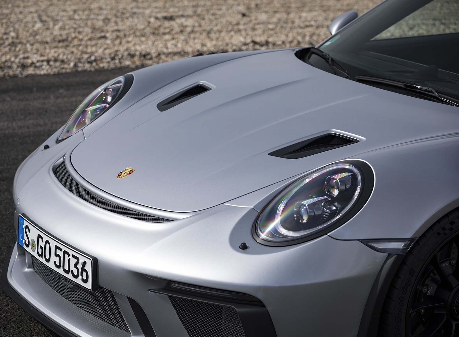 2019 Porsche 911 GT3 RS (Color: GT-Silver) Headlight Wallpapers #90 of 209
