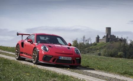 2019 Porsche 911 GT3 RS (Color: Guards Red) Front Three-Quarter Wallpapers 450x275 (95)