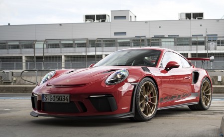 2019 Porsche 911 GT3 RS (Color: Guards Red) Front Three-Quarter Wallpapers 450x275 (117)