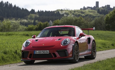2019 Porsche 911 GT3 RS (Color: Guards Red) Front Wallpapers 450x275 (100)