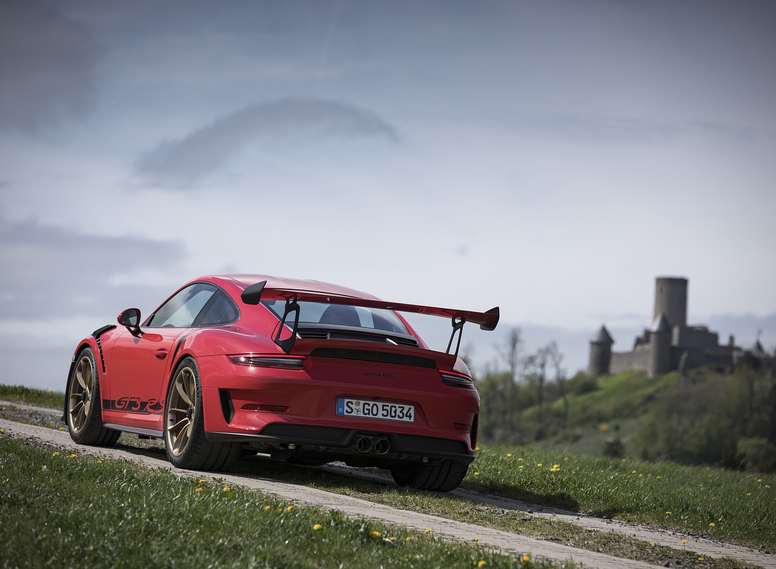 2019 Porsche 911 GT3 RS (Color: Guards Red) Rear Three-Quarter Wallpapers #101 of 209