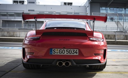 2019 Porsche 911 GT3 RS (Color: Guards Red) Rear Wallpapers 450x275 (121)