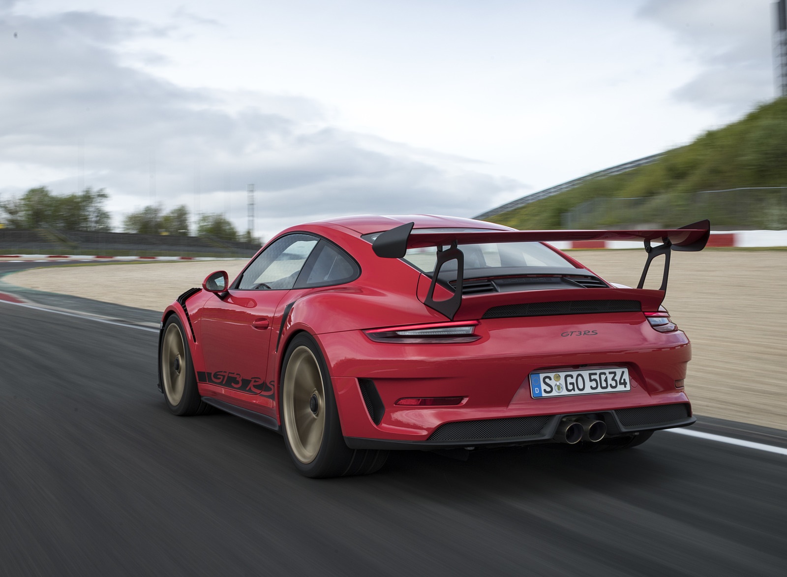 2019 Porsche 911 GT3 RS (Color: Guards Red) Rear Wallpapers #112 of 209