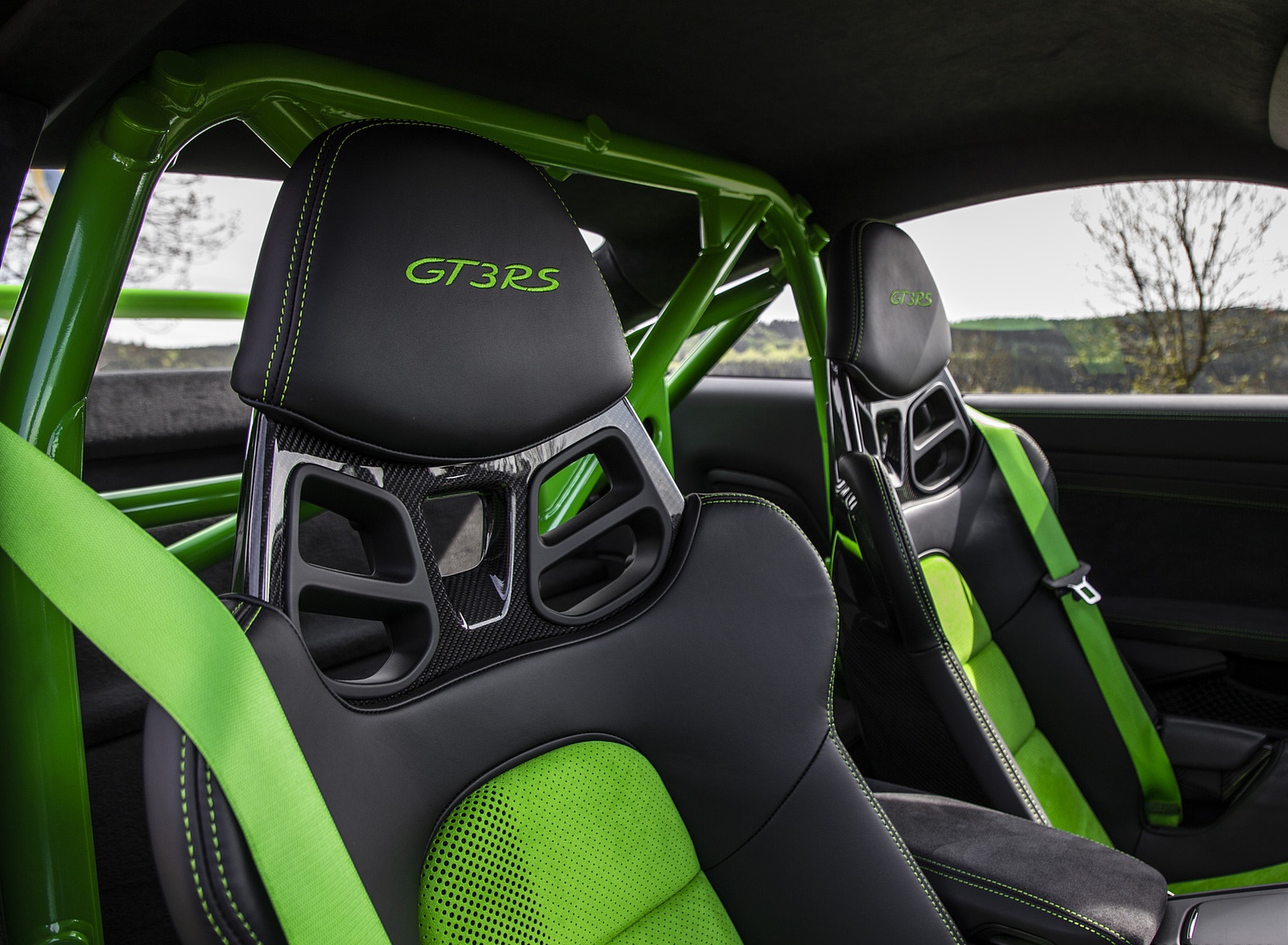 2019 Porsche 911 GT3 RS (Color: Lizard Green) Interior Seats Wallpapers #160 of 209