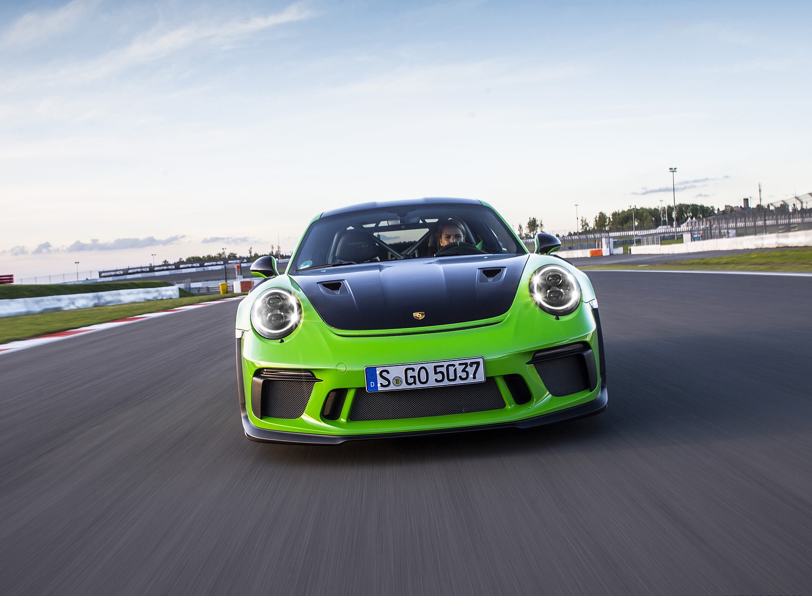 2019 Porsche 911 GT3 RS Weissach Package (Color: Lizard Green) Front Wallpapers #173 of 209