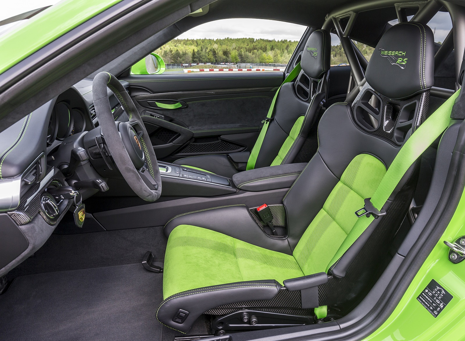 2019 Porsche 911 GT3 RS Weissach Package (Color: Lizard Green) Interior Cockpit Wallpapers #194 of 209