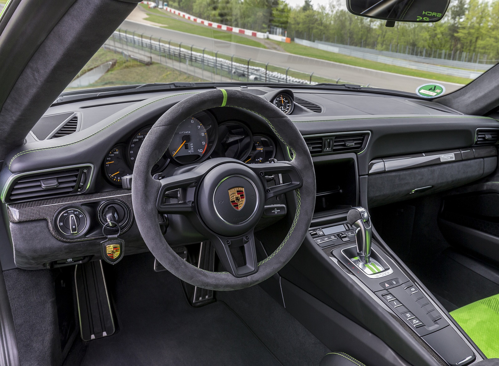 2019 Porsche 911 GT3 RS Weissach Package (Color: Lizard Green) Interior Wallpapers #195 of 209