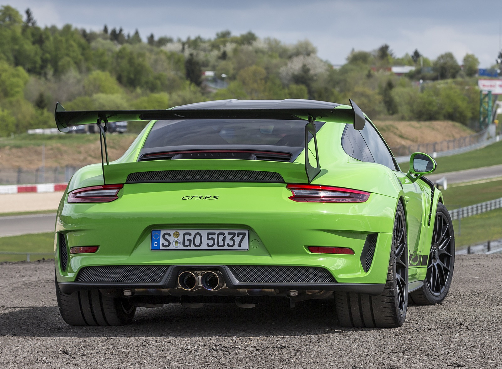 2019 Porsche 911 GT3 RS Weissach Package (Color: Lizard Green) Rear Wallpapers #182 of 209