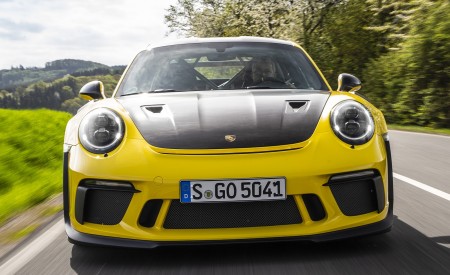 2019 Porsche 911 GT3 RS Weissach Package (Color: Racing Yellow) Front Wallpapers 450x275 (4)