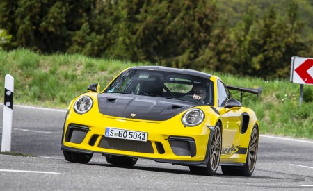 2019 Porsche 911 GT3 RS Weissach Package (Color: Racing Yellow) Front Wallpapers 450x275 (12)