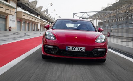2019 Porsche Panamera GTS (Color: Carmine Red) Front Wallpapers 450x275 (60)