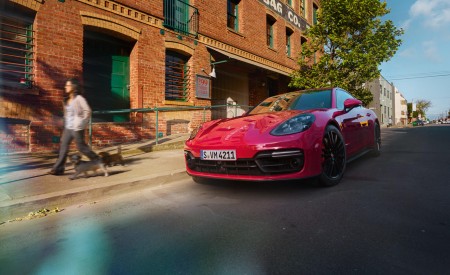 2019 Porsche Panamera GTS (Color: Carmine Red) Front Wallpapers 450x275 (9)