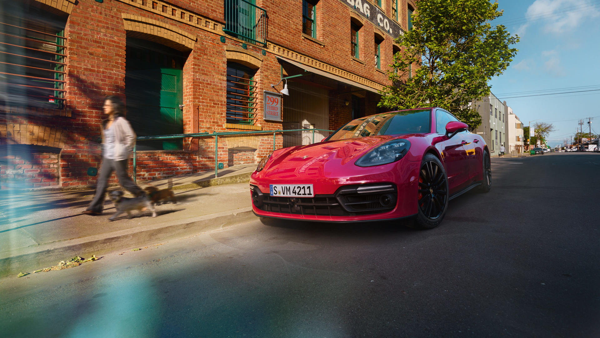 2019 Porsche Panamera GTS (Color: Carmine Red) Front Wallpapers (9)