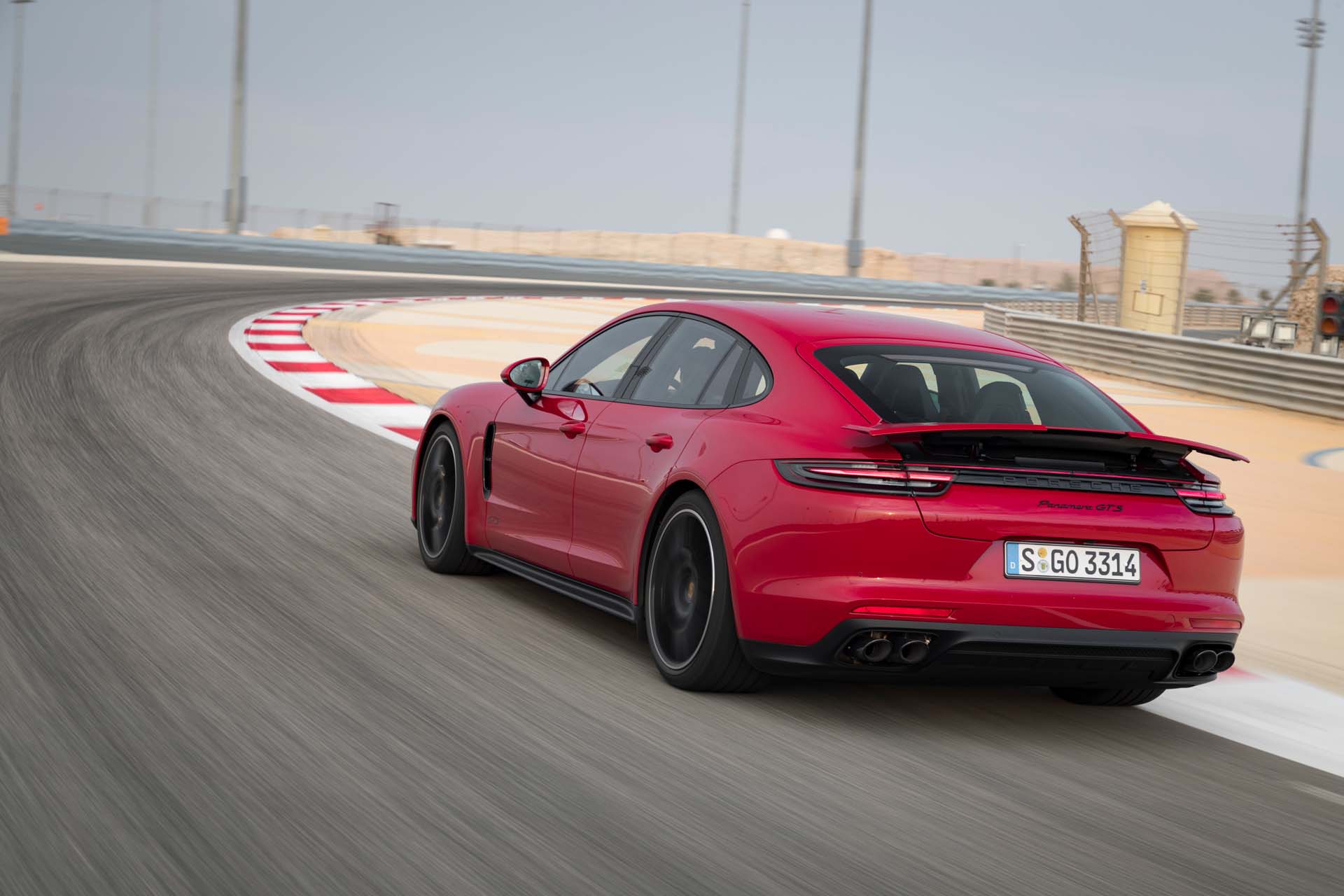 2019 Porsche Panamera GTS (Color: Carmine Red) Rear Wallpapers #64 of 113