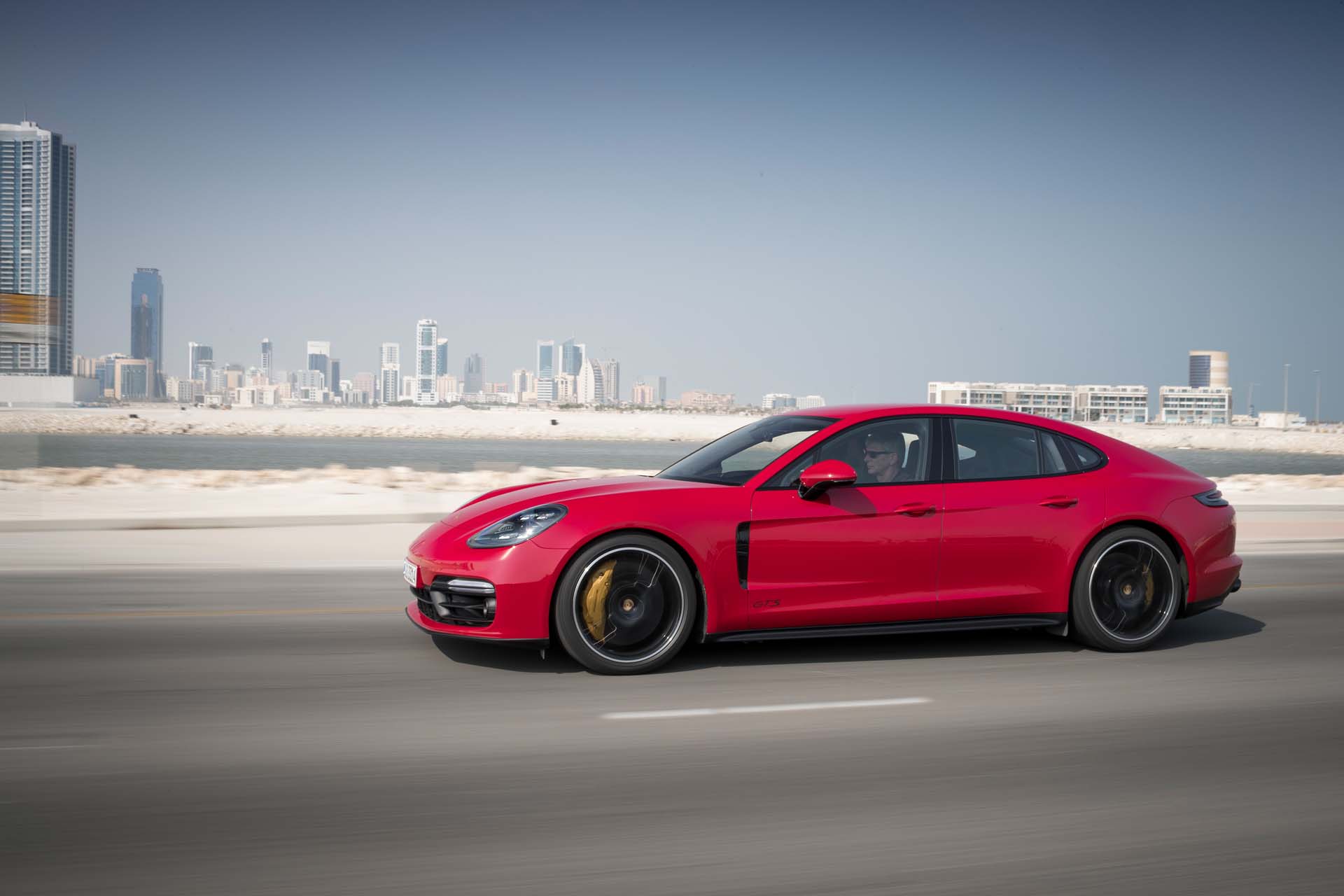 2019 Porsche Panamera GTS (Color: Carmine Red) Side Wallpapers #70 of 113