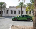 2019 Porsche Panamera GTS (Color: Mamba Green Metallic) Side Wallpapers 150x120