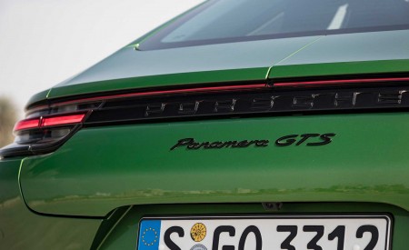 2019 Porsche Panamera GTS (Color: Mamba Green Metallic) Spoiler Wallpapers 450x275 (42)