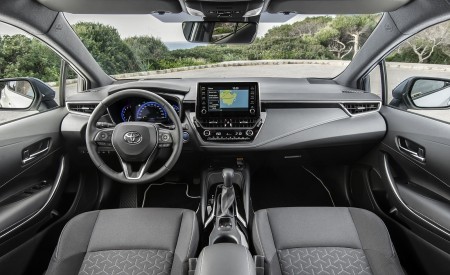 2019 Toyota Corolla Hatchback Hybrid 1.8L White Bitone (EU-Spec) Interior Cockpit Wallpapers 450x275 (71)