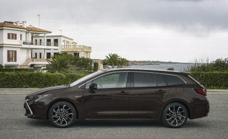 2019 Toyota Corolla Touring Sports 2.0L Brown (EU-Spec) Side Wallpapers 450x275 (22)