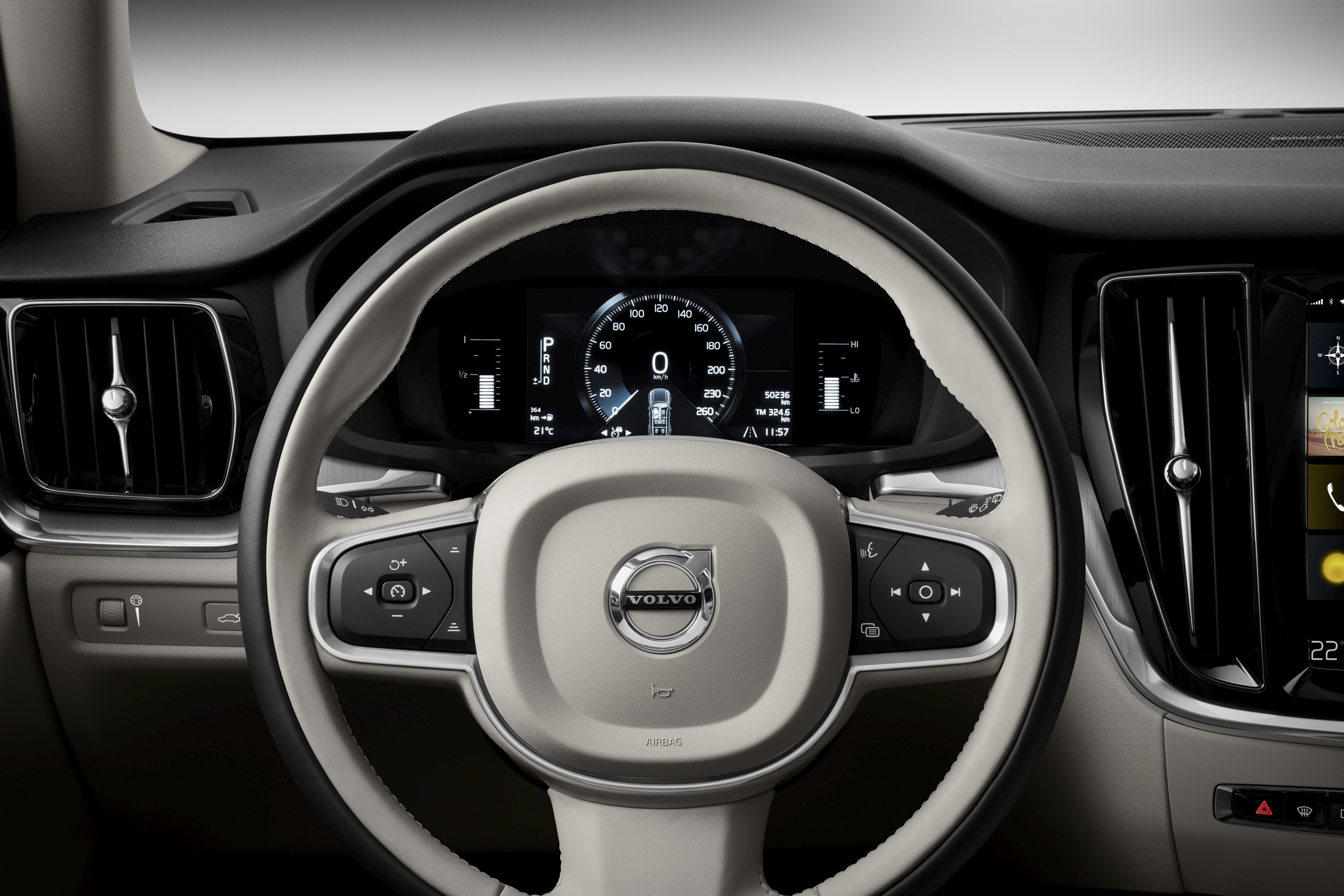 2019 Volvo V60 Cross Country Interior Steering Wheel Wallpapers #23 of 28