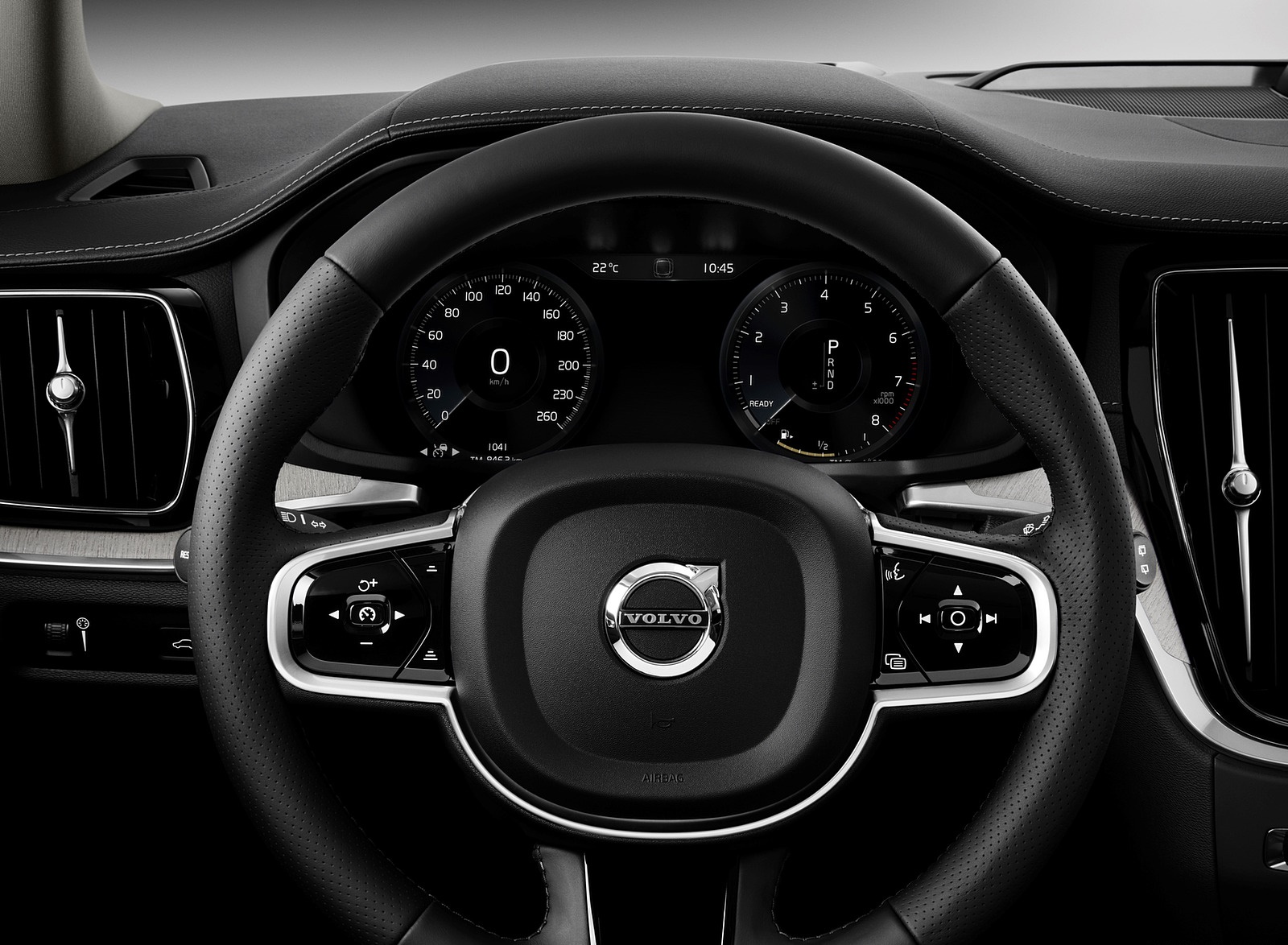 2019 Volvo V60 Interior Steering Wheel Wallpapers #116 of 140
