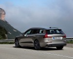 2019 Volvo V60 T6 Inscription (Color: Pebble Grey) Rear Three-Quarter Wallpapers 150x120