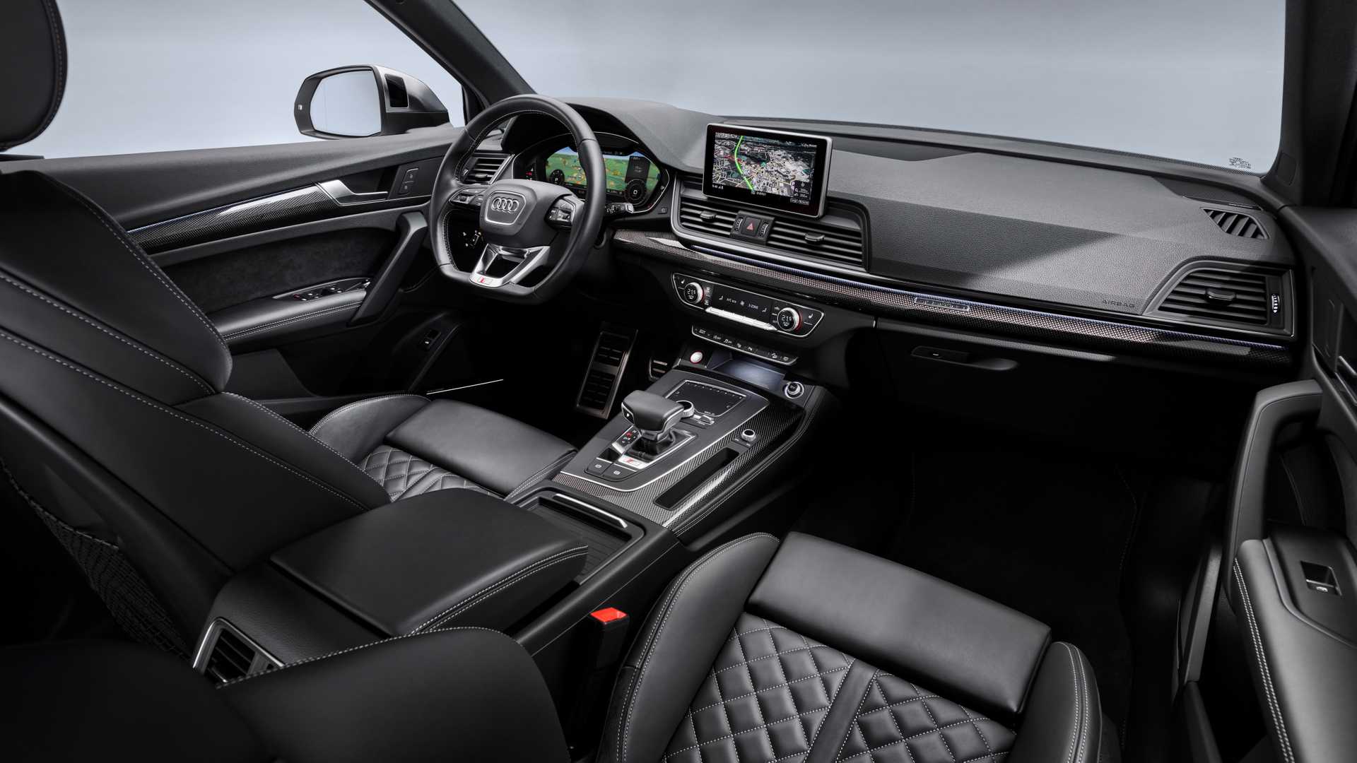 2020 Audi SQ5 TDI (Color: Azores Green Metallic) Interior Cockpit Wallpapers #17 of 19