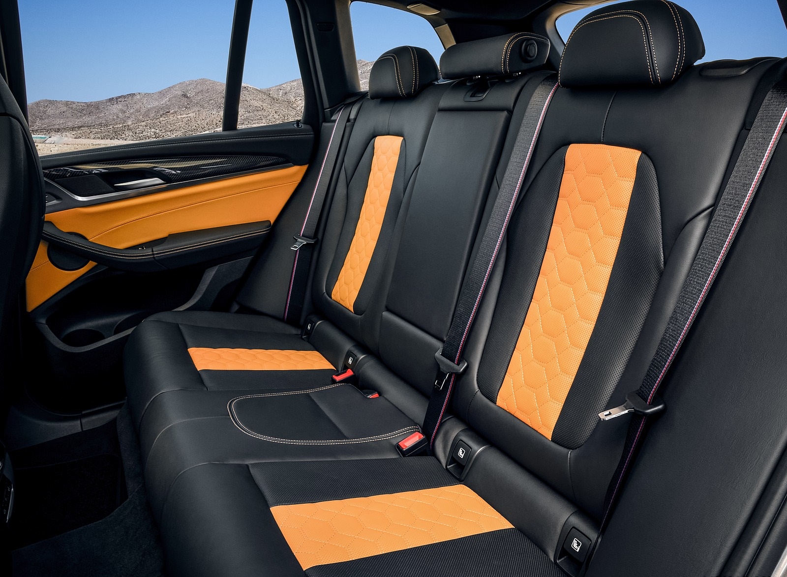 2020 BMW X3 M Competition Interior Rear Seats Wallpapers #49 of 85