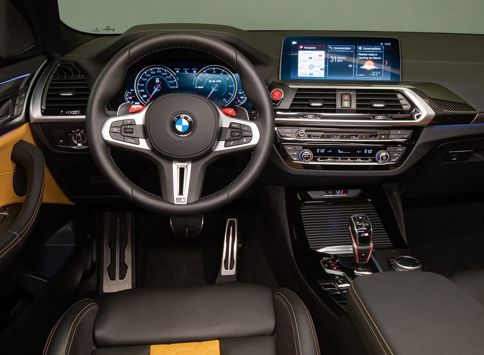 2020 BMW X3 M Competition Interior Wallpapers #77 of 85
