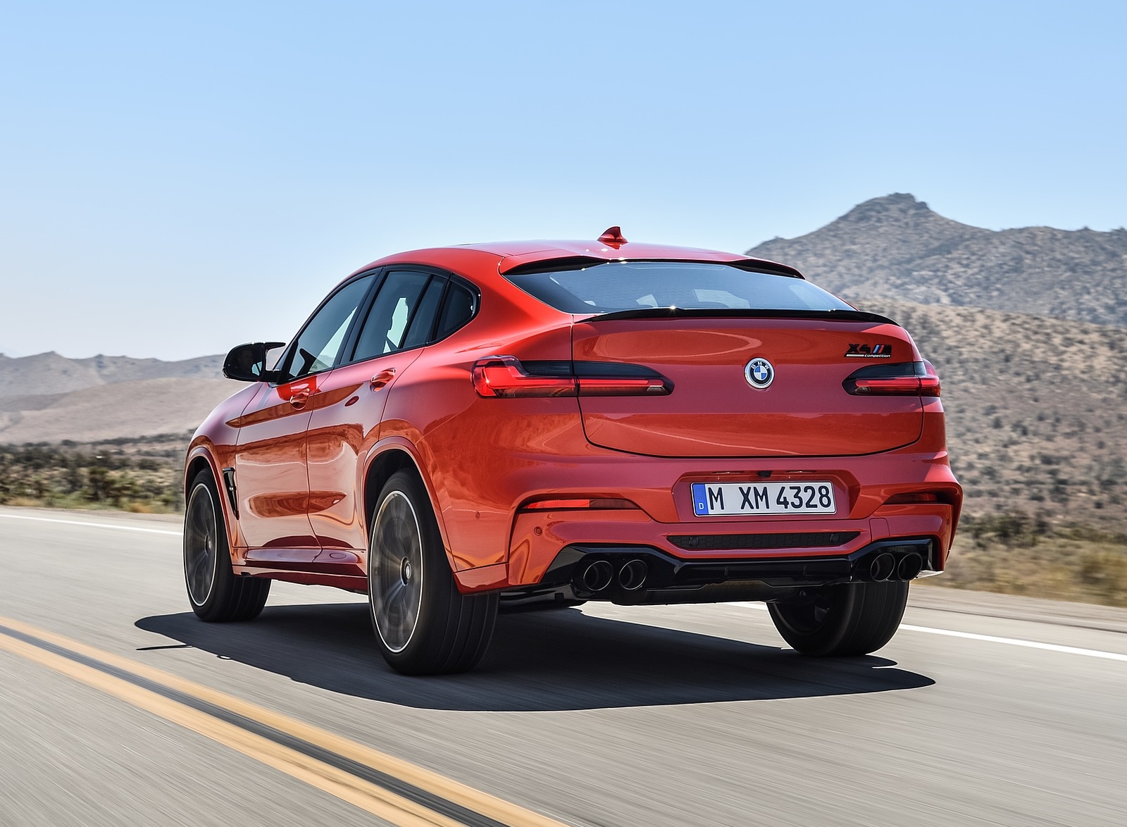 2020 BMW X4 M Competition Rear Three-Quarter Wallpapers (8)