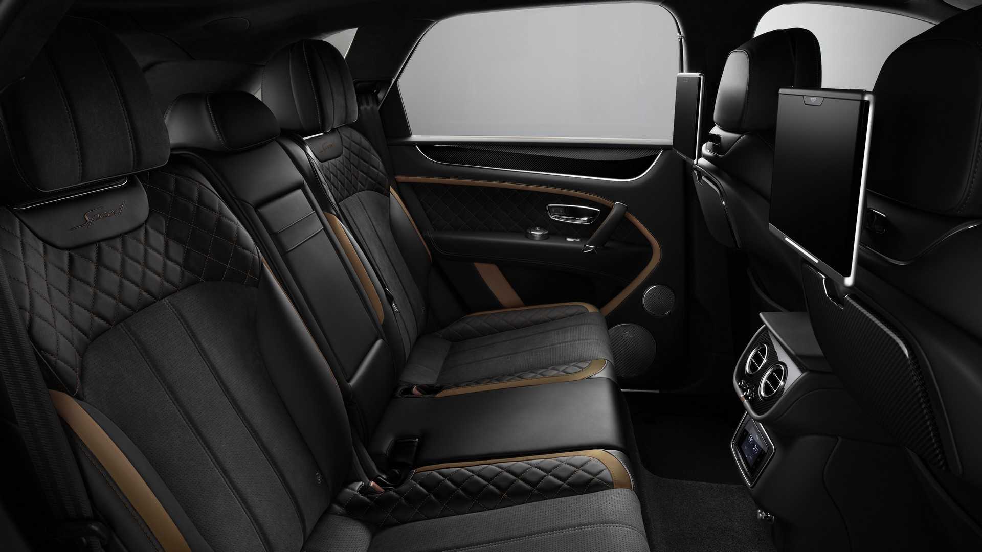 2020 Bentley Bentayga Speed Interior Rear Seats Wallpapers #23 of 25