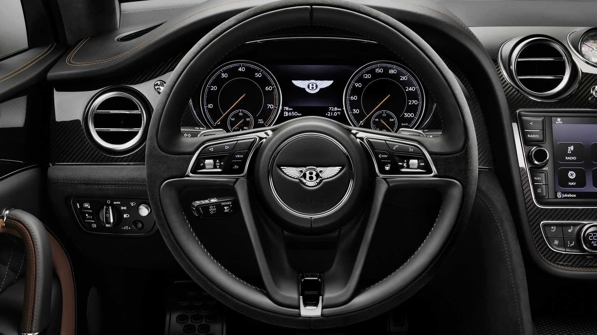 2020 Bentley Bentayga Speed Interior Steering Wheel Wallpapers #25 of 25