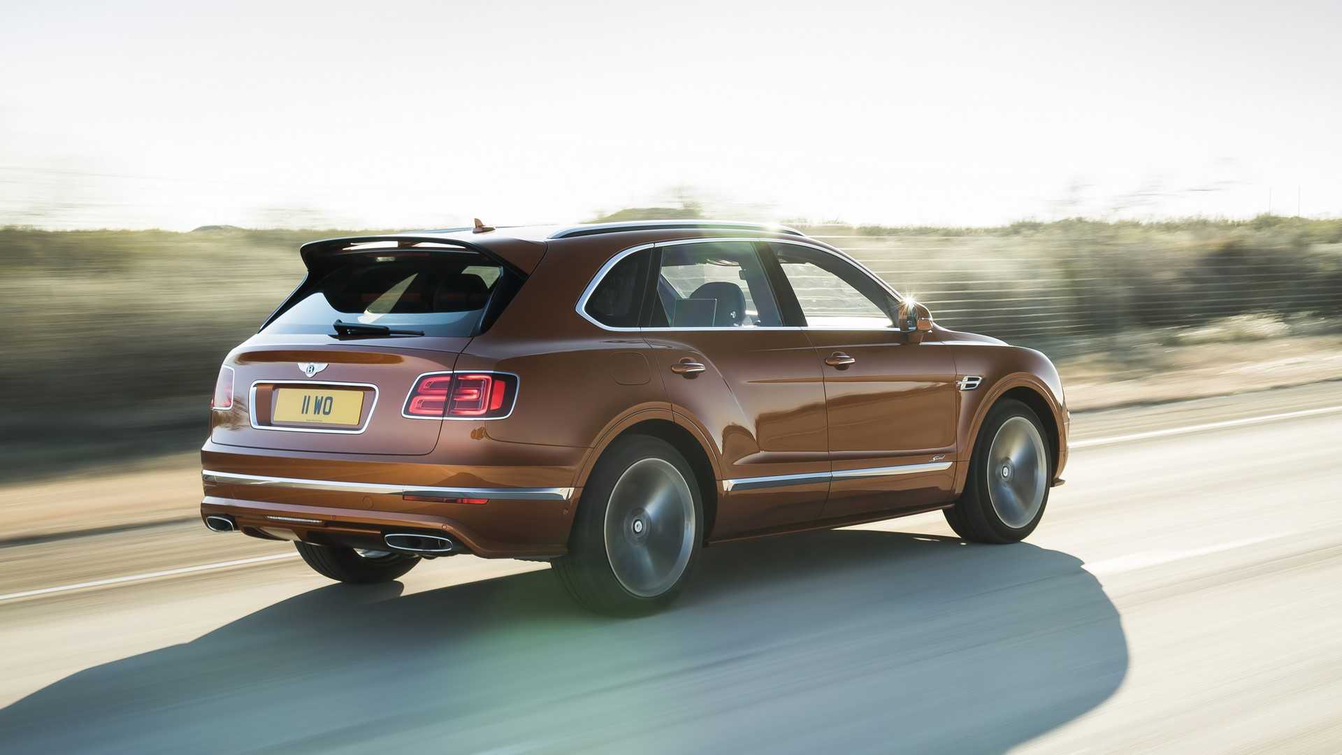 2020 Bentley Bentayga Speed Rear Three-Quarter Wallpapers #7 of 25