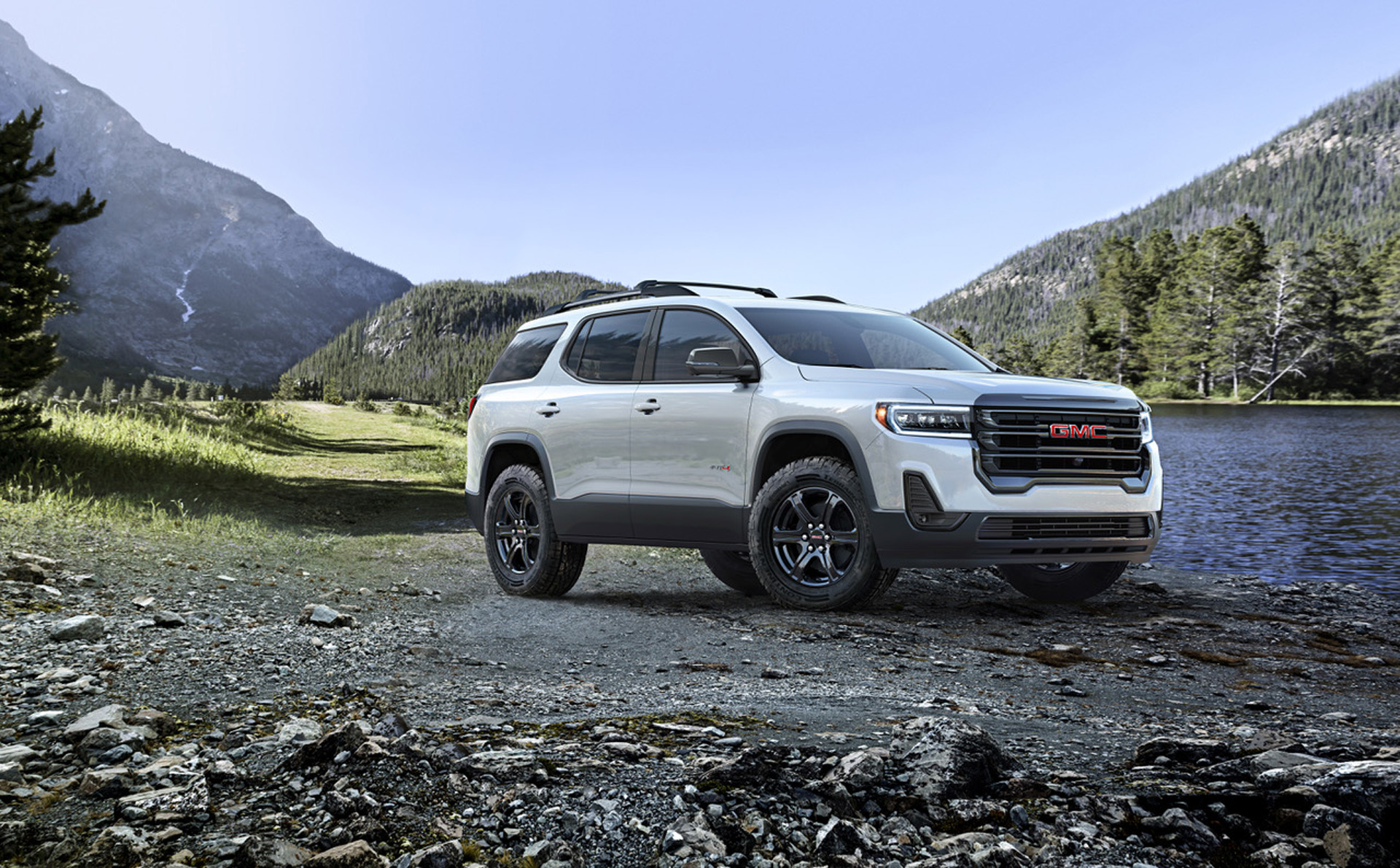 2020 GMC Acadia AT4 Front Three-Quarter Wallpapers (1). Download Wallpaper