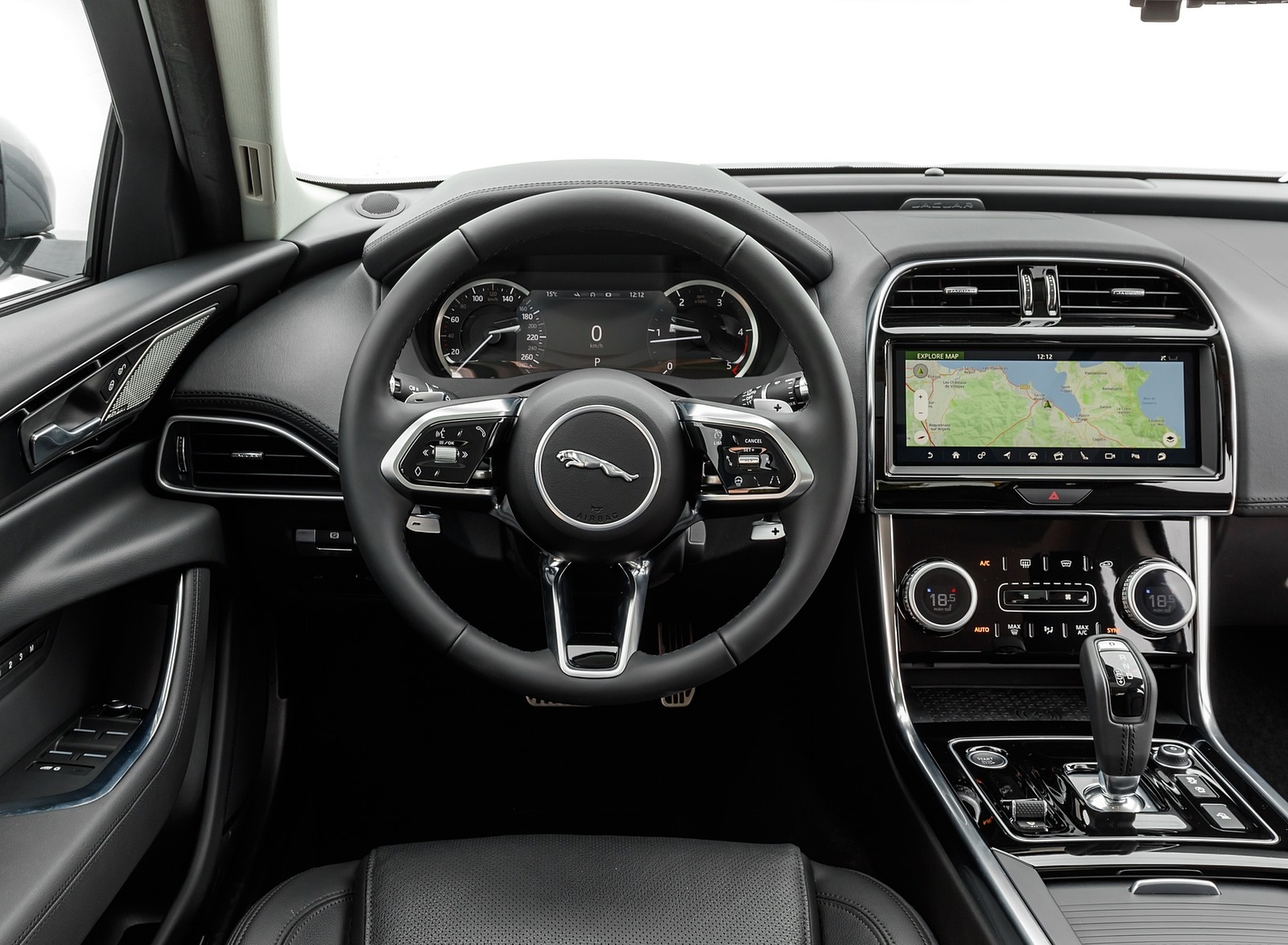 2020 Jaguar XE S D180 (Color: Eiger Grey) Interior Cockpit Wallpapers #55 of 138