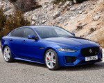 2020 Jaguar XE S R-Dynamic P250 (Color: Caesium Blue) Front Three-Quarter Wallpapers 150x120