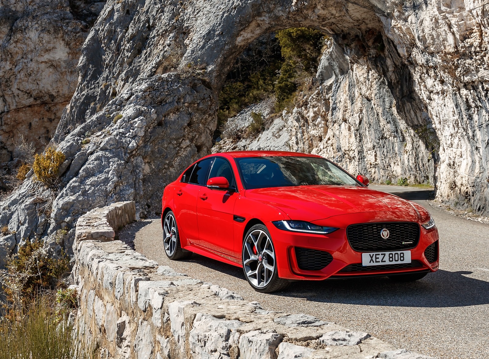 Red Jaguar Car Hd Wallpaper