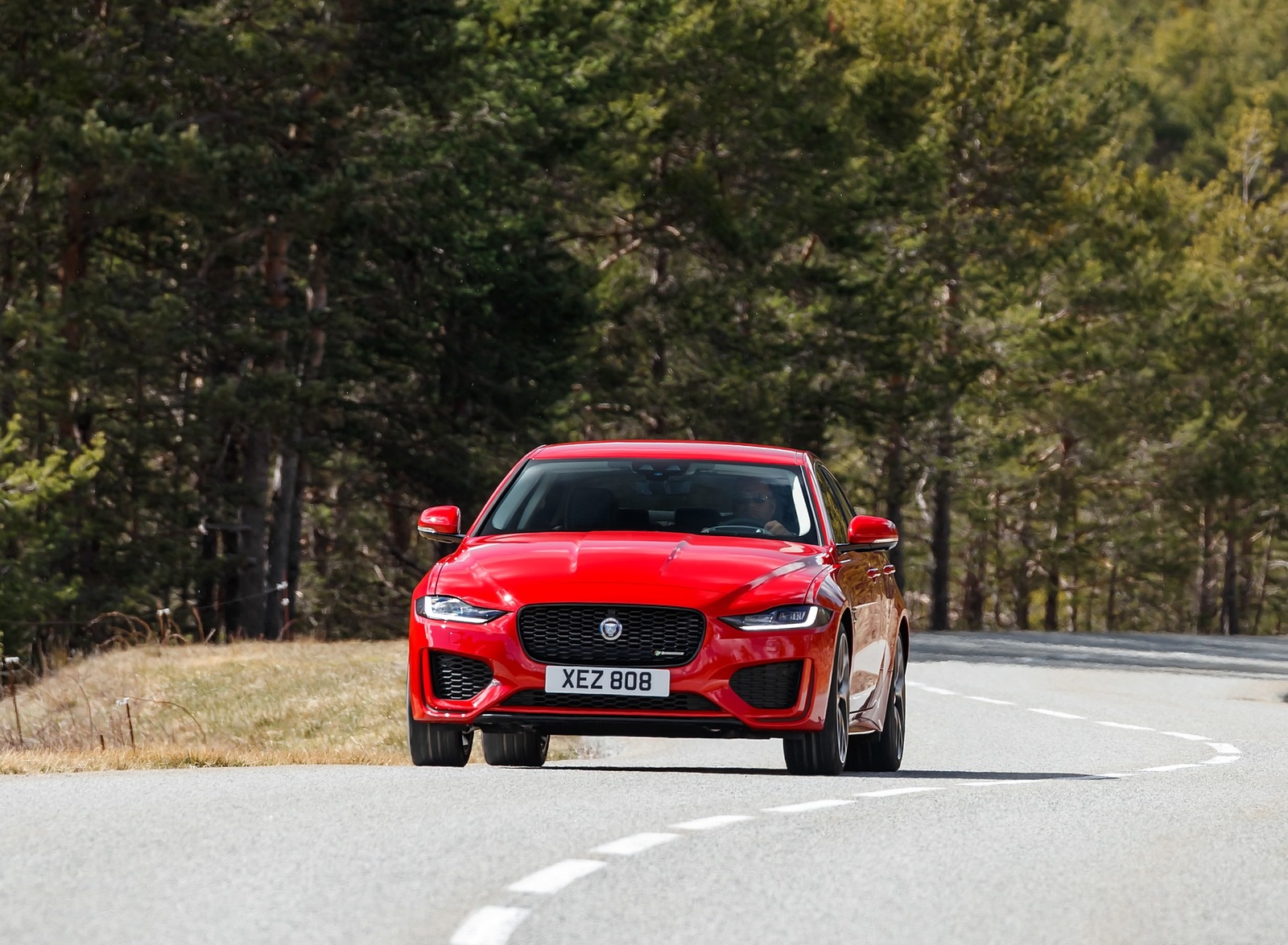 2020 Jaguar XE S R-Dynamic P300 (Color: Caldera Red) Front Wallpapers (3)