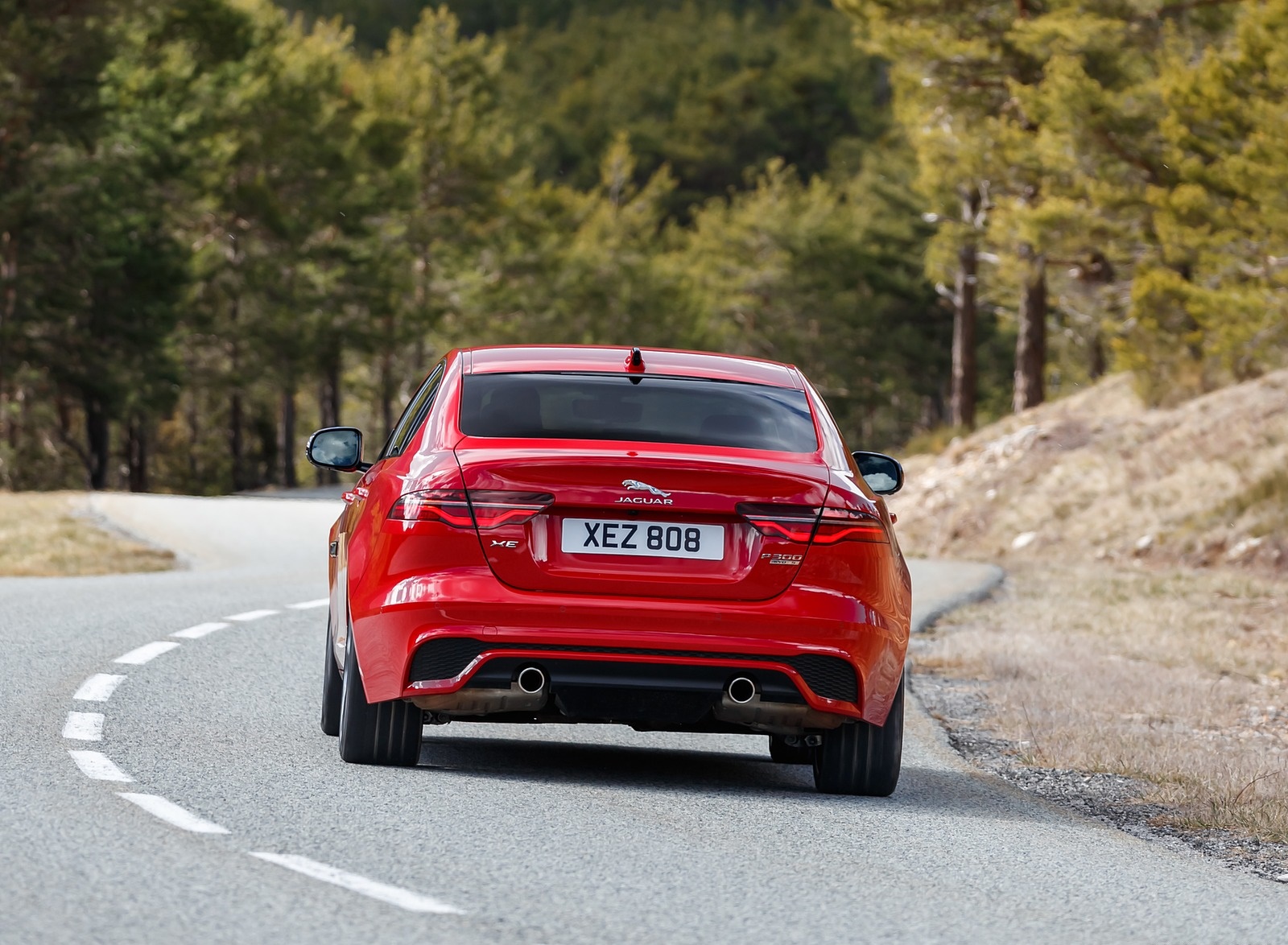 2020 Jaguar XE S R-Dynamic P300 (Color: Caldera Red) Rear Wallpapers #6 of 138