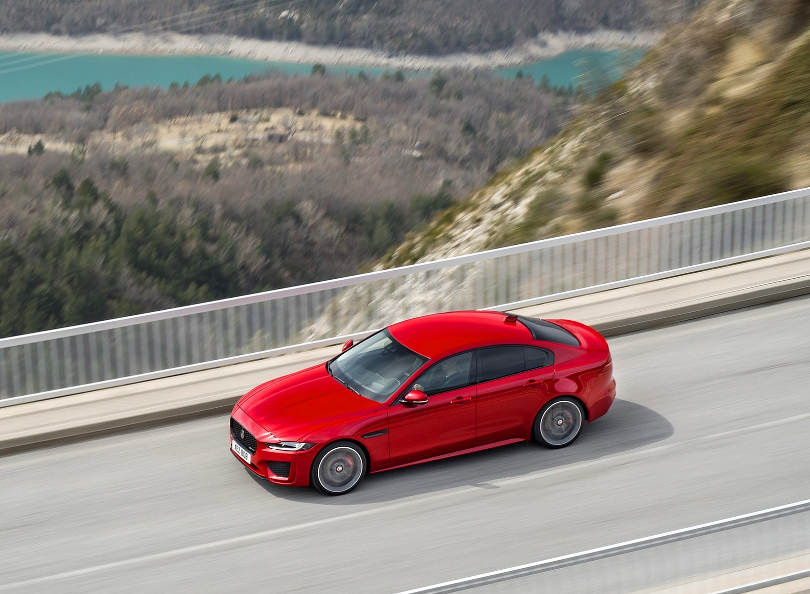 2020 Jaguar XE S R-Dynamic P300 (Color: Caldera Red) Top Wallpapers (8)