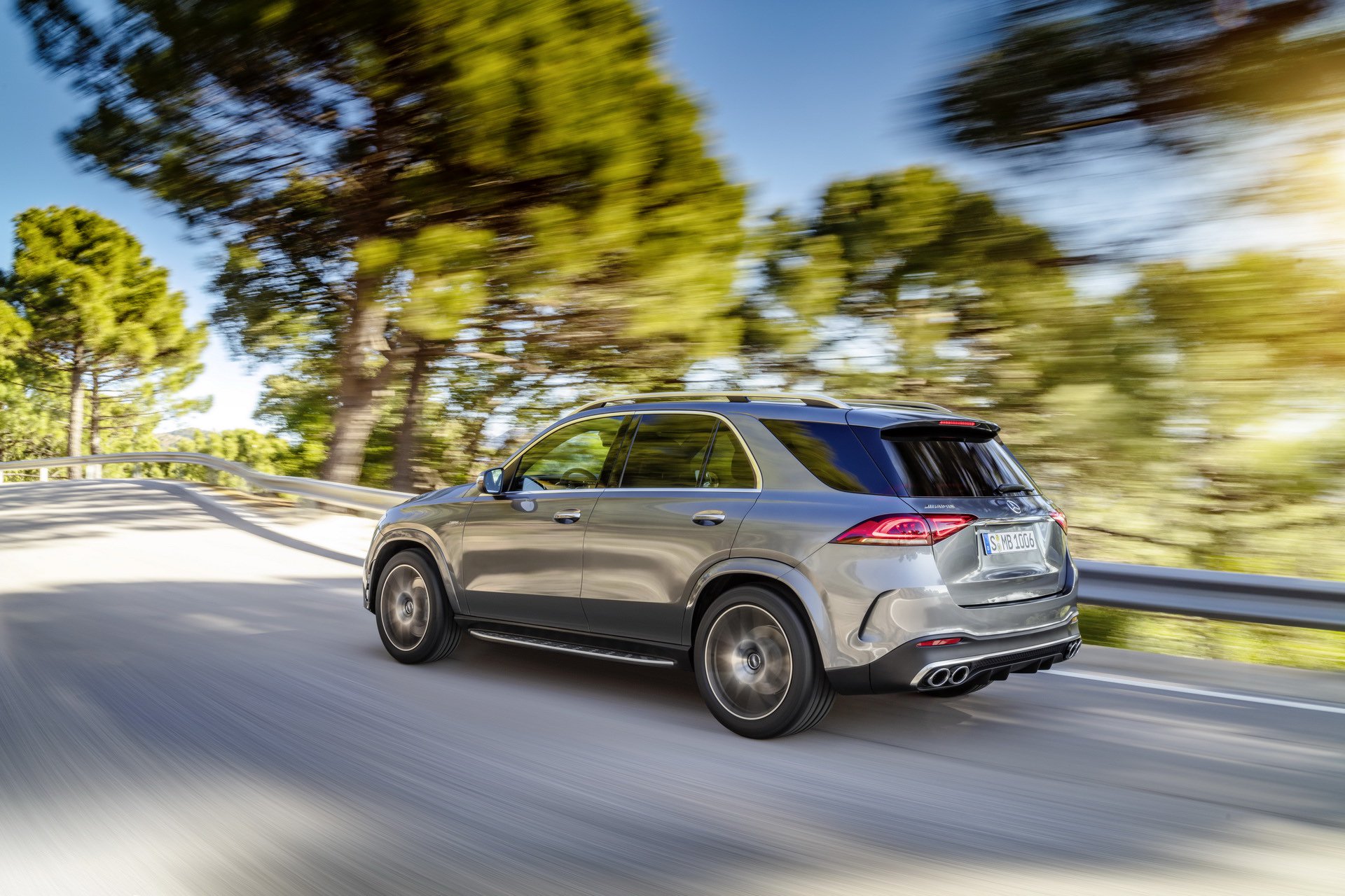 2020 Mercedes-AMG GLE 53 4MATIC+ (Color: Selenite Grey) Rear Three-Quarter Wallpapers (4)