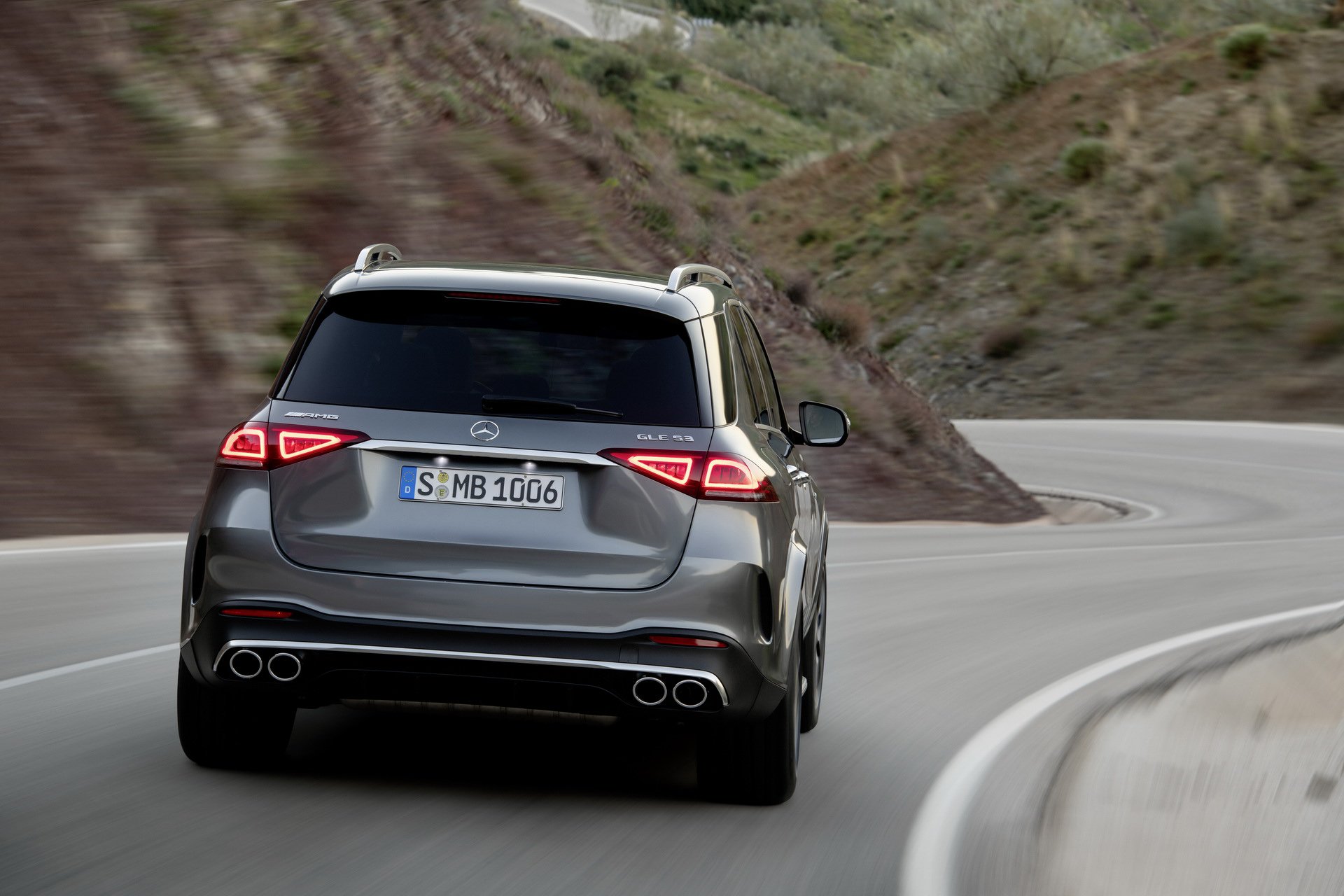 2020 Mercedes-AMG GLE 53 4MATIC+ (Color: Selenite Grey) Rear Wallpapers (9)