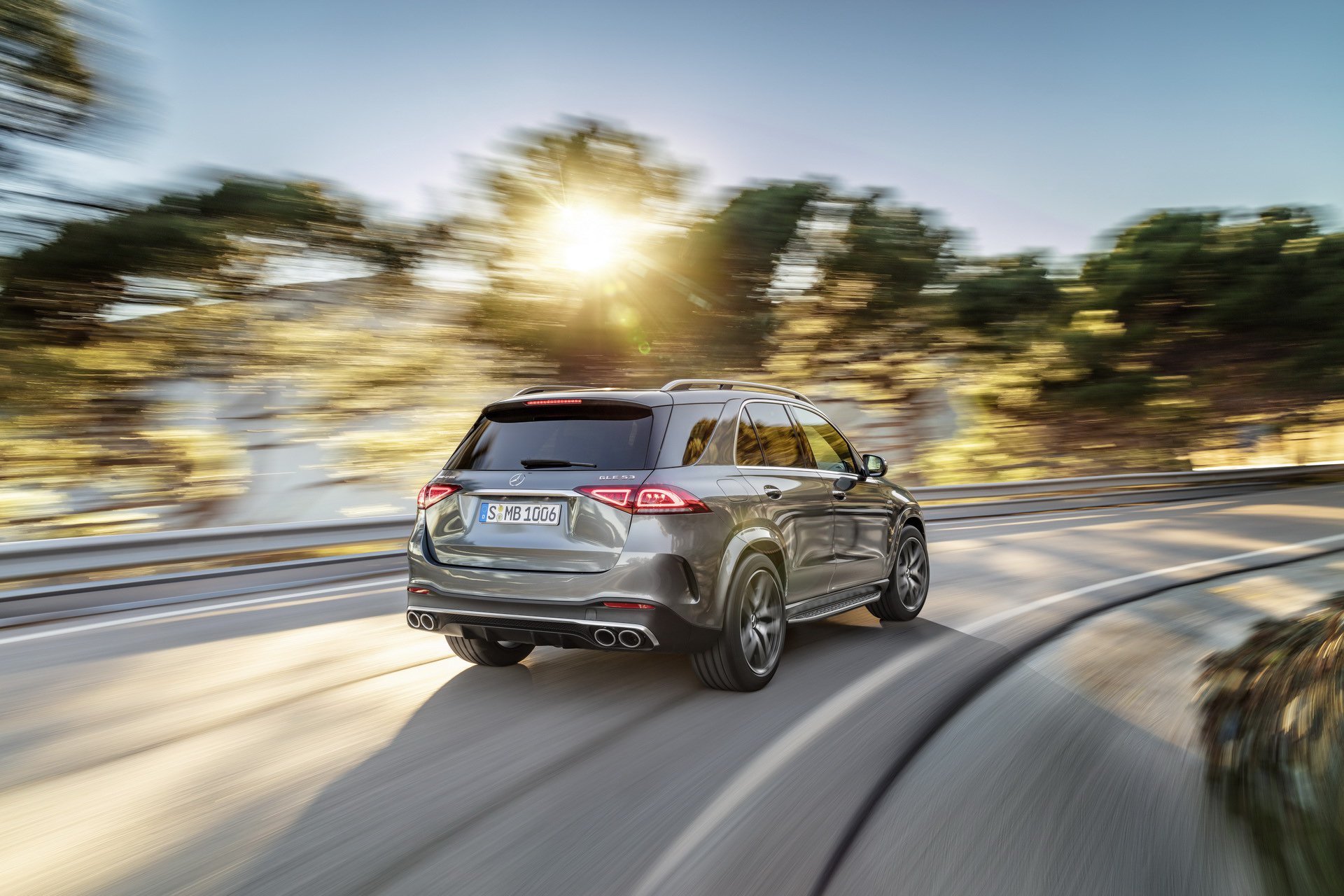 2020 Mercedes-AMG GLE 53 4MATIC+ (Color: Selenite Grey) Rear Wallpapers (5)