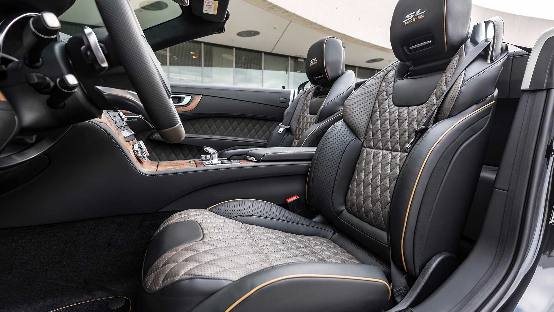 2020 Mercedes-Benz SL 500 Grand Edition (Color: Graphite Grey) Interior Seats Wallpapers (10)